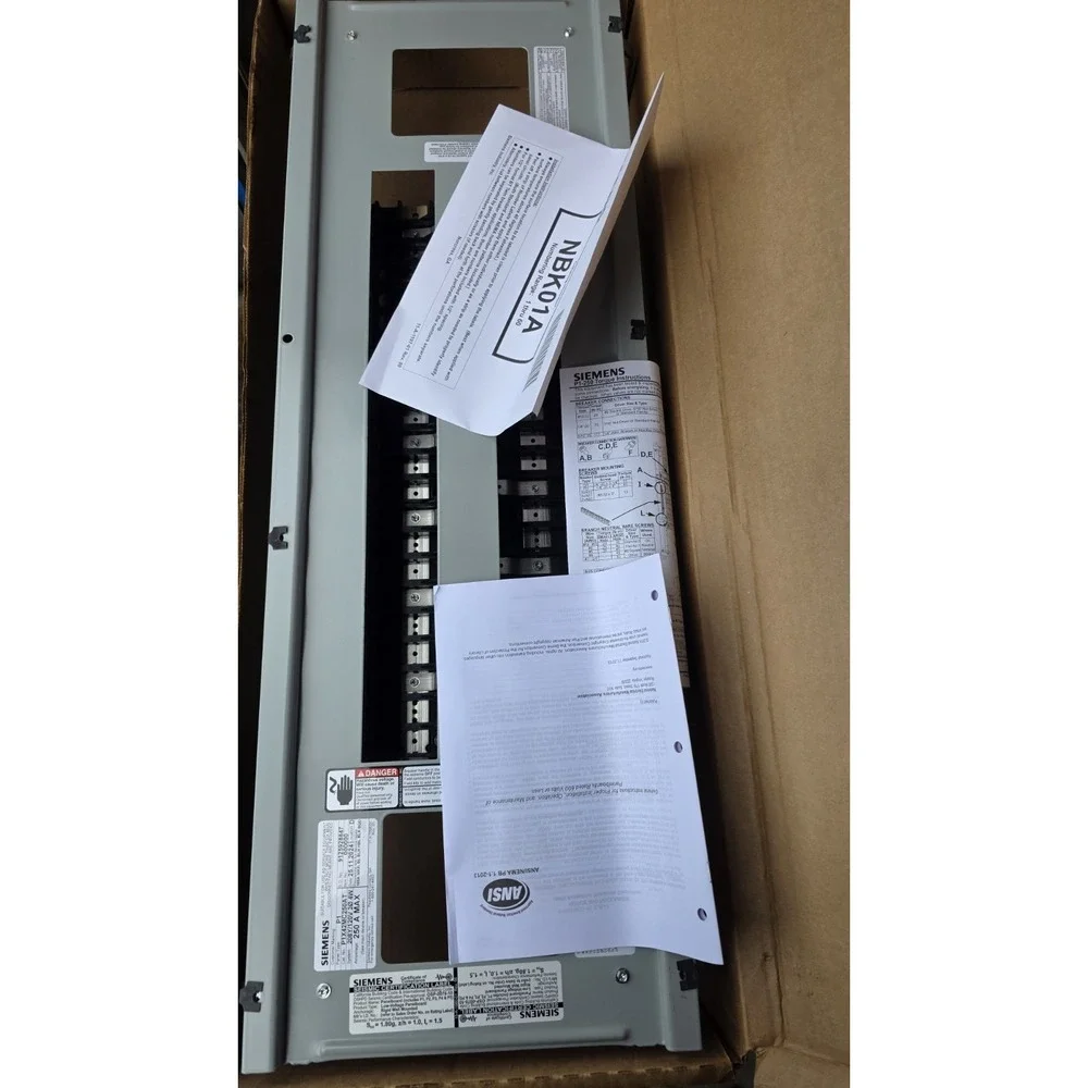 Siemens P1X42MC250AT 250A 42C 3-Phase Aluminum Bus Panelboard